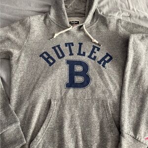 Butler University Gray Hoodie Sweatshirt Size Medium